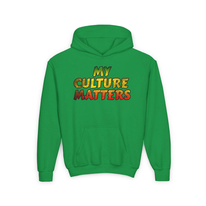 ALT Tag: Rasta Culture Youth Hoodie - Celebrate My Culture Matters with Stylish Apparel