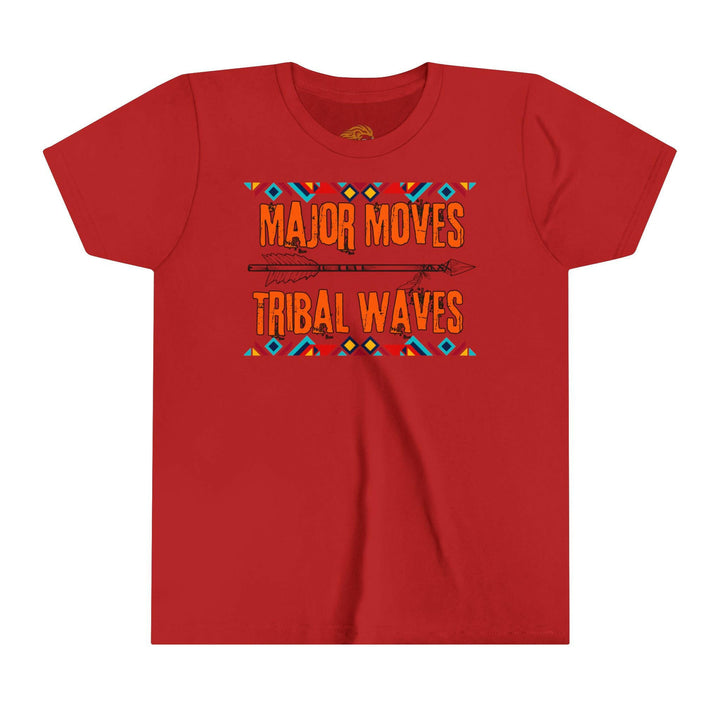 Youth Tee - Major Moves Tribal Waves Graphic Shirt - MKCM Modern Designs