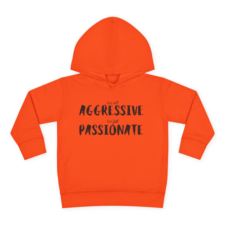 Passionate toddler hoodie breaking stereotypes in fashion for kids