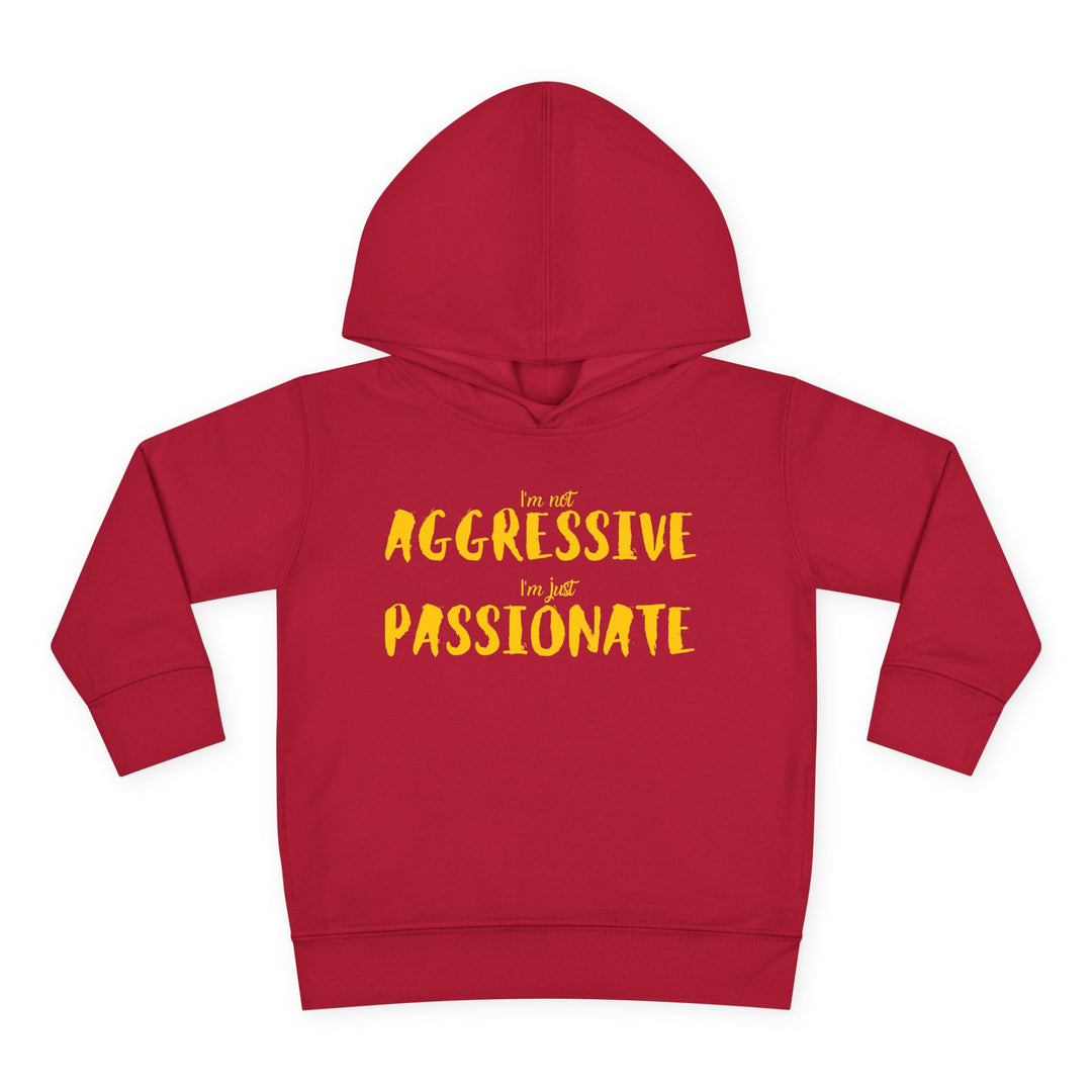 Passionate toddler hoodie breaking stereotypes in fashion for kids