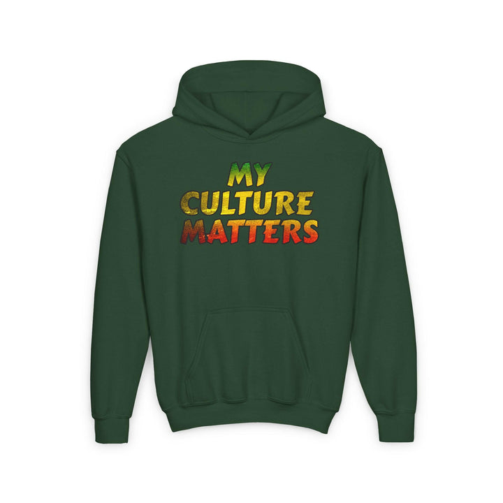 ALT Tag: Rasta Culture Youth Hoodie - Celebrate My Culture Matters with Stylish Apparel