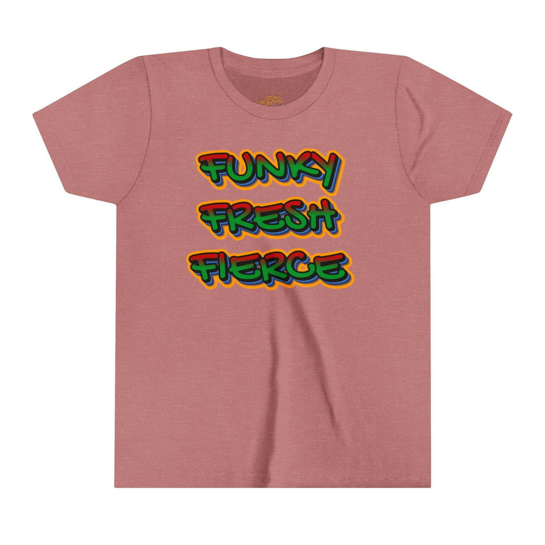 Youth Tee - Funky Fresh Fierce Graphic Statement Shirt - MKCM Modern Designs