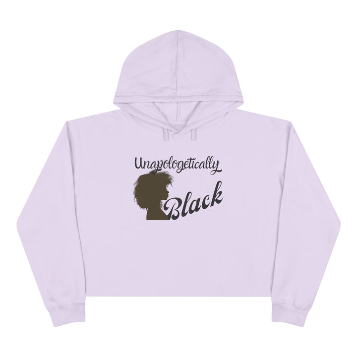 Unapologetically Black Crop Hoodie for bold fashion statement