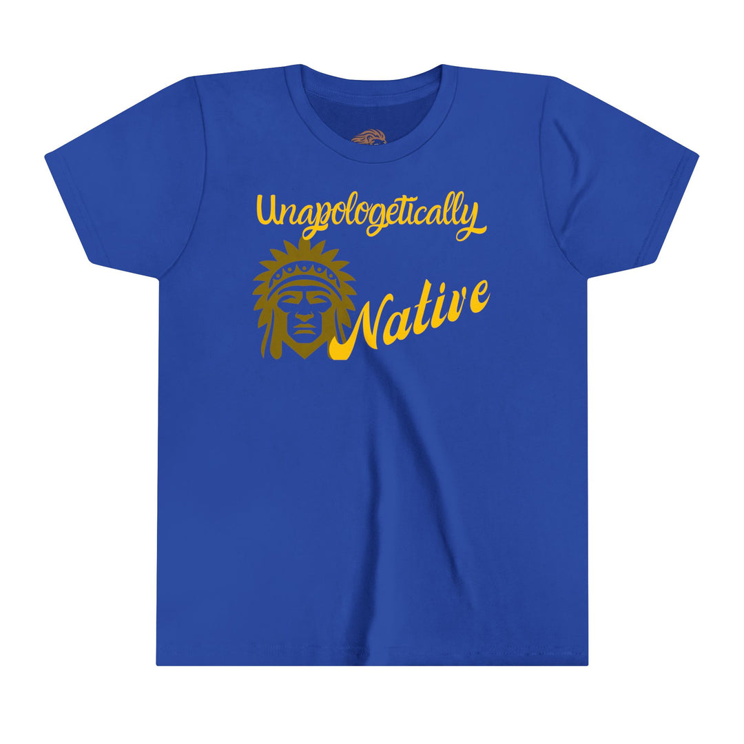 Unapologetically Native Indigenous Youth Tee - showcasing unity, pride and empowerment