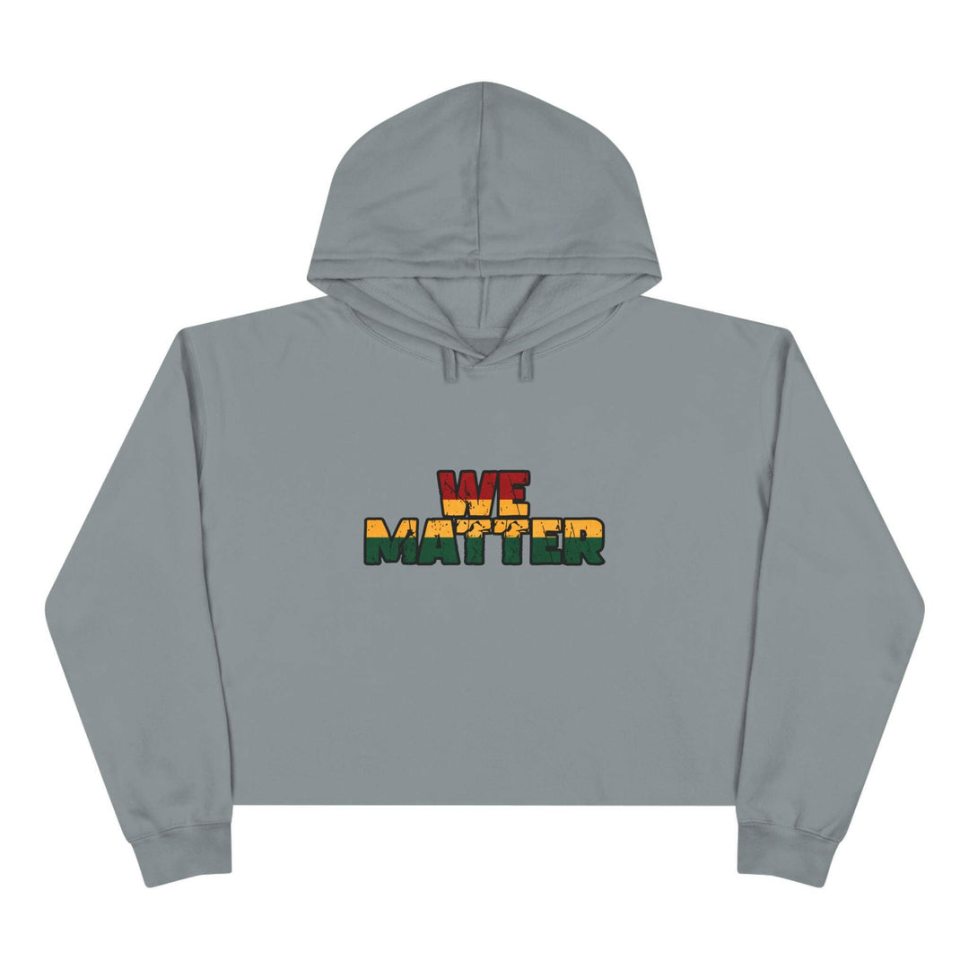 We Matter Crop Hoodie - MKCM Modern Designs