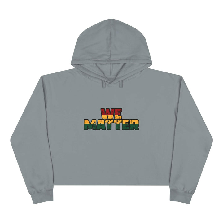 We Matter Crop Hoodie - MKCM Modern Designs