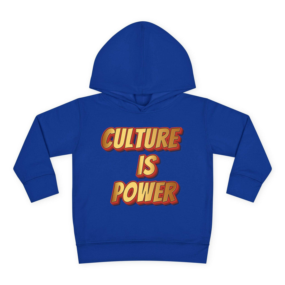 Empower your toddler with a cultural-themed hoodie featuring symbols of strength and heritage