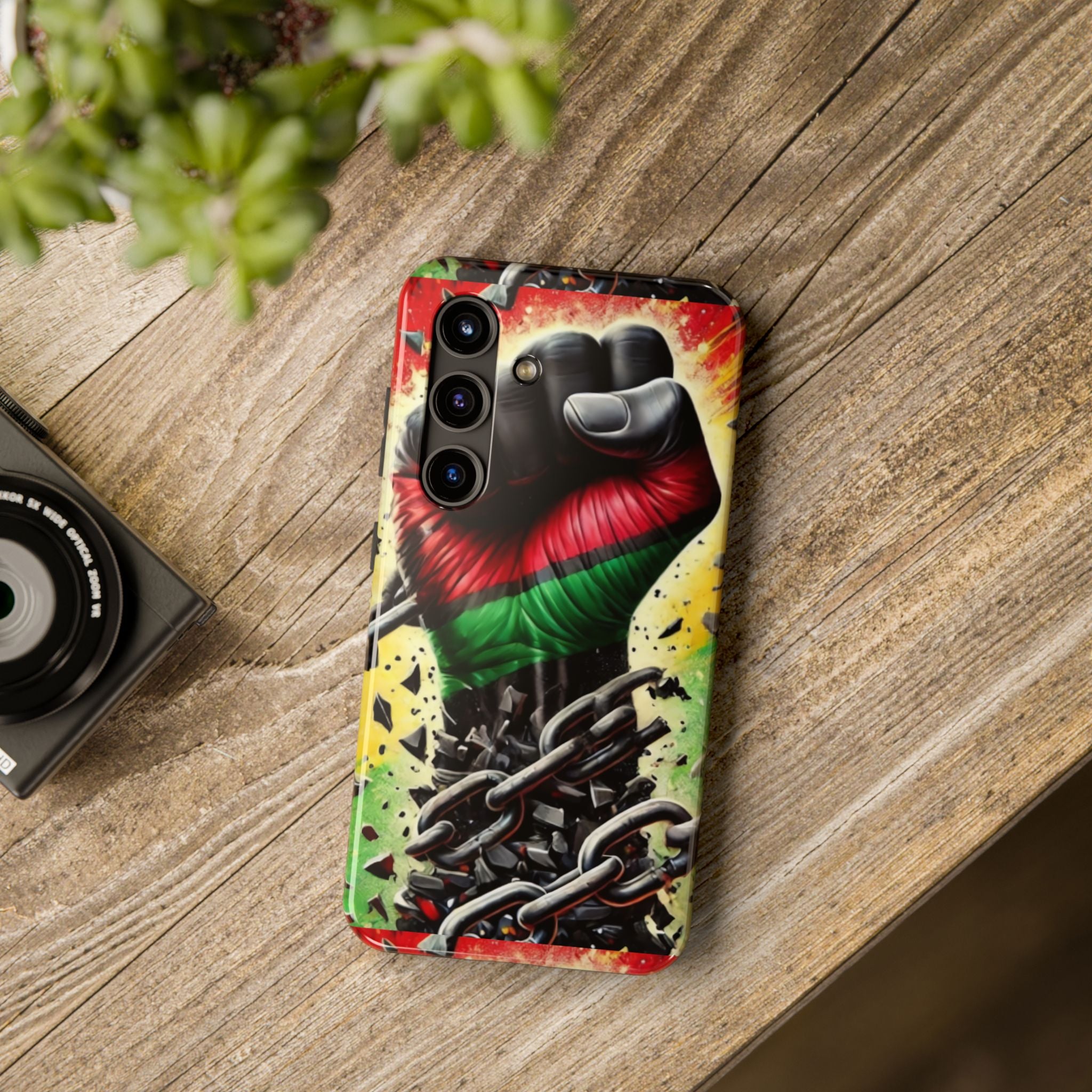 Raised Fist Black Empowerment Phone Case – Melanin Power Protection for iPhone & Samsung