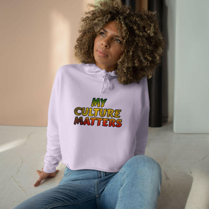 Rasta My Culture Matters Crop Hoodie - MKCM Modern Designs