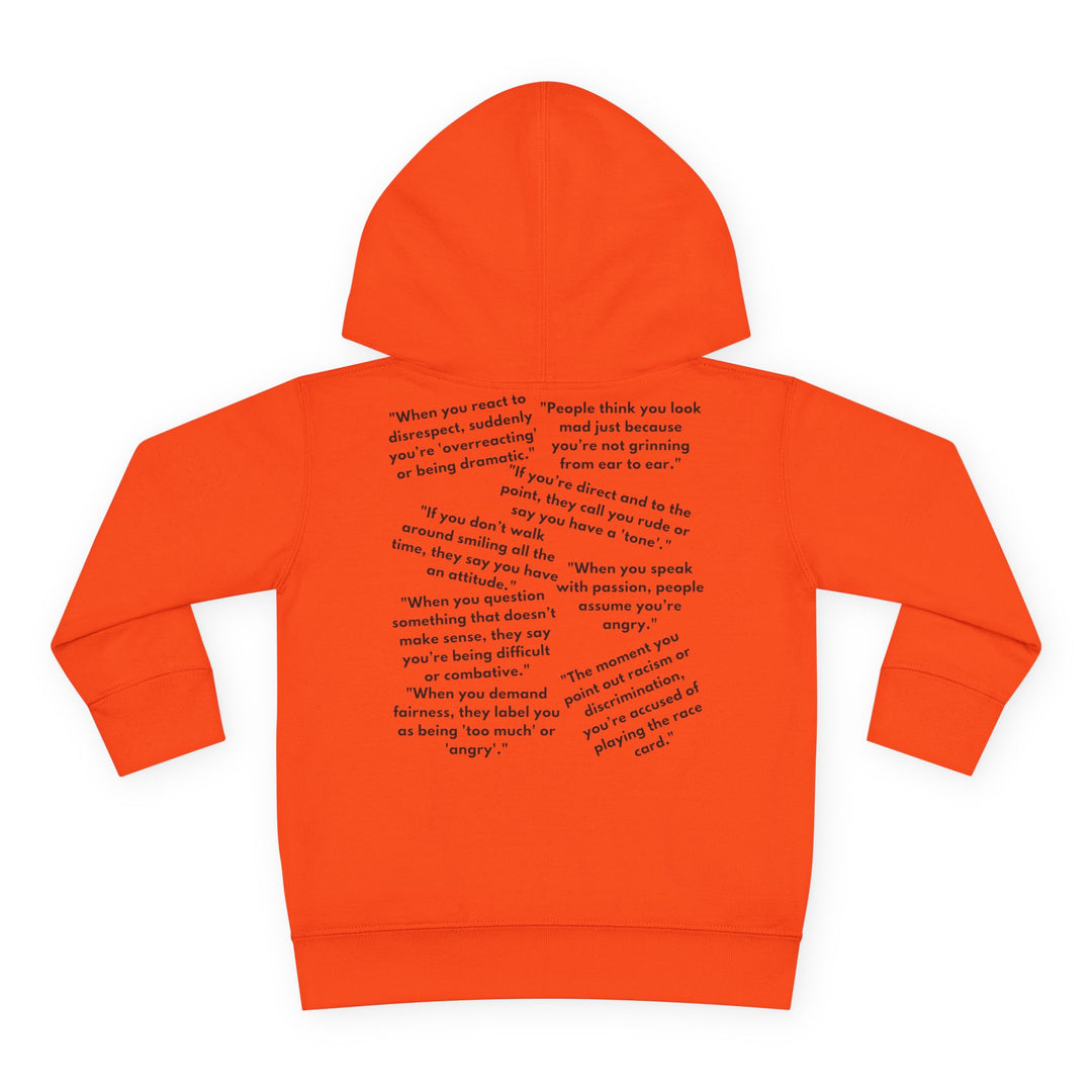 Passionate toddler hoodie breaking stereotypes in fashion for kids