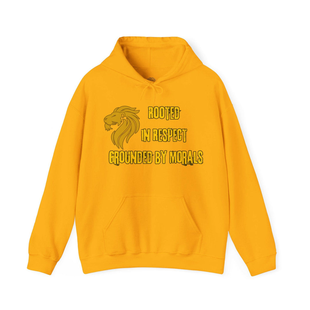 Rooted in Respect, Grounded by Morals Unisex Hoodie - MKCM Modern Designs