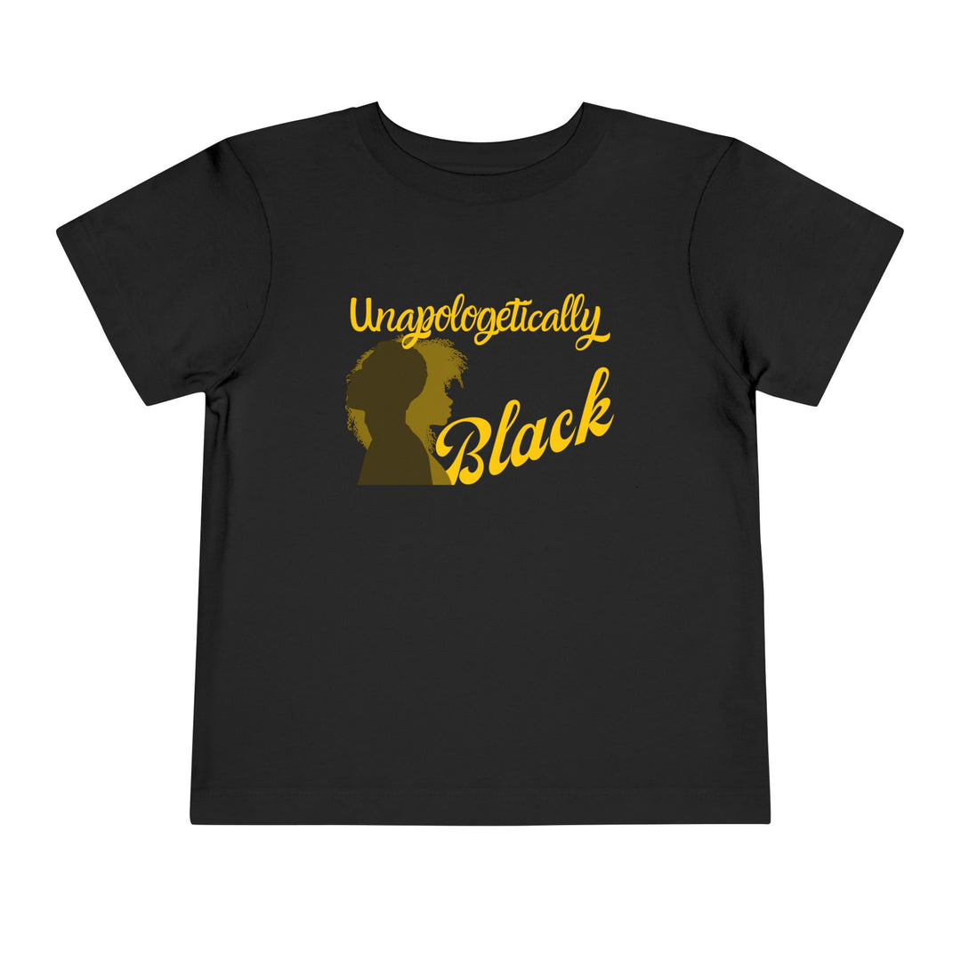 Empower your toddler with our unapologetically black pride tee for unity and strength.