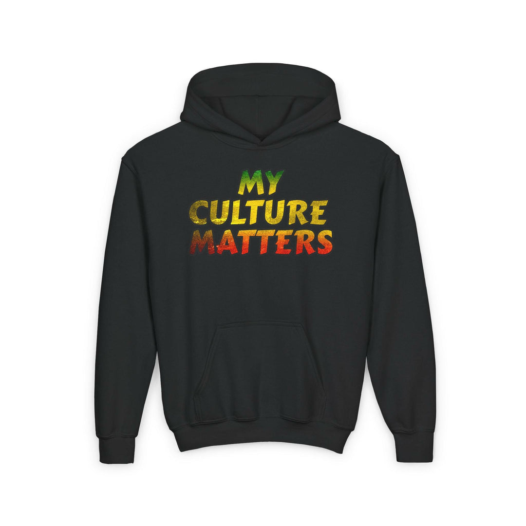 ALT Tag: Rasta Culture Youth Hoodie - Celebrate My Culture Matters with Stylish Apparel