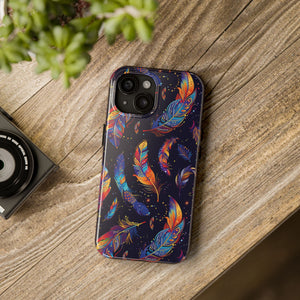 Native American Feather Tough Phone Case – Tribal Protection with Meaning for iPhone & Samsung