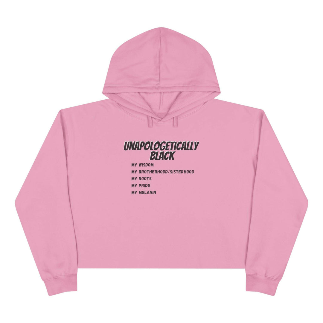 'Unapologetically BLACK' Crop Hoodie