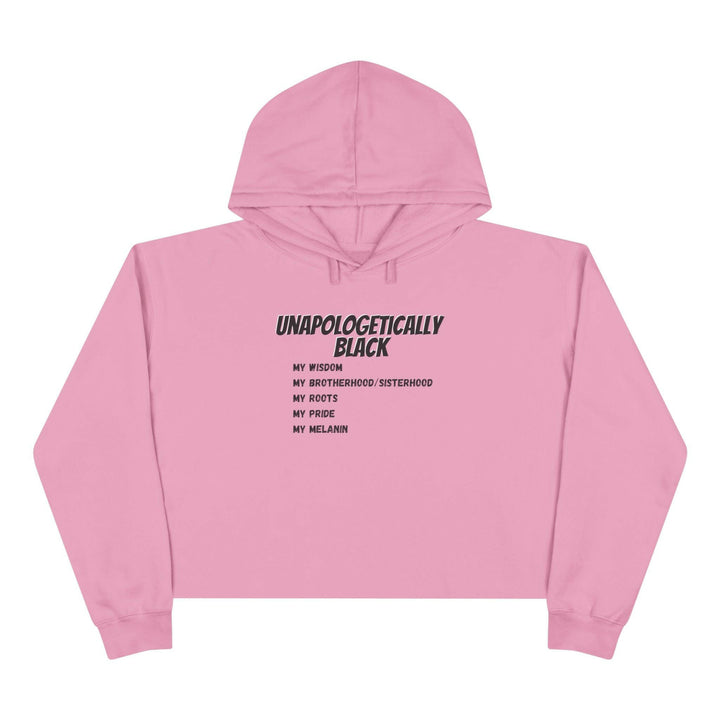 'Unapologetically BLACK' Crop Hoodie