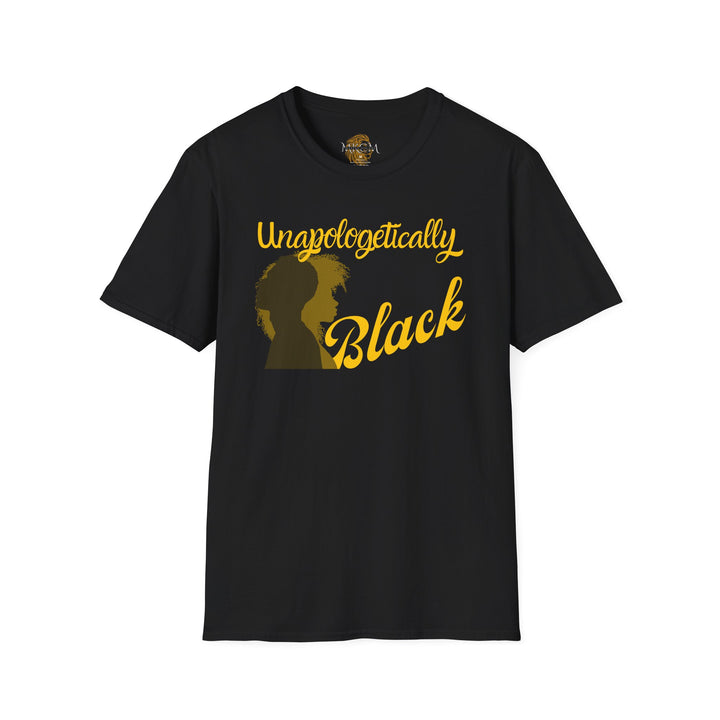 Empowerment-themed Unapologetically Black tee promoting unity and pride