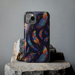 Native American Feather Tough Phone Case – Tribal Protection with Meaning for iPhone & Samsung