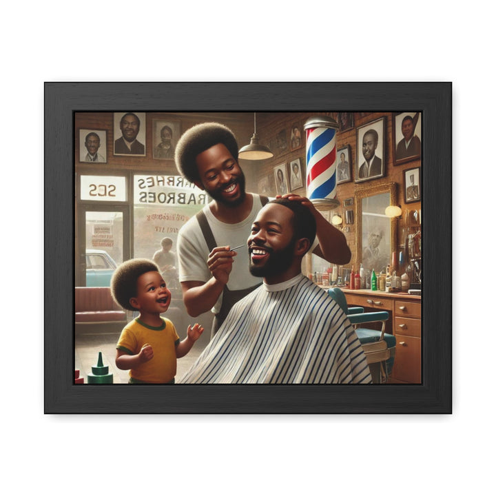 Barbershop Legacy - Traditional barber chair in vintage barbershop setting