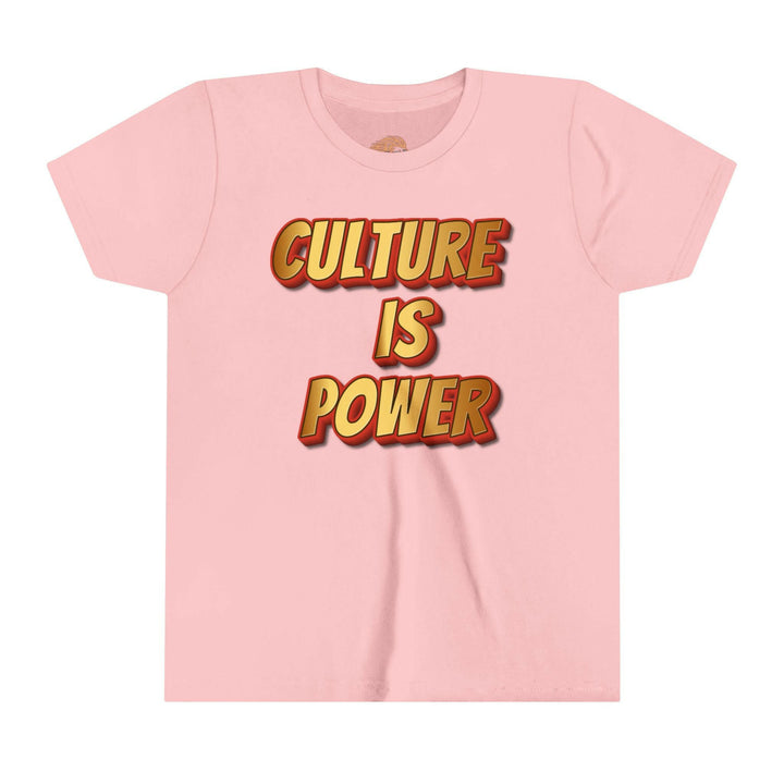 Youth Tee - Culture is Power Bold Graphic Shirt - MKCM Modern Designs