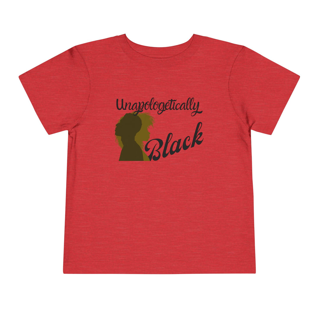 Empower your toddler with our unapologetically black pride tee for unity and strength.