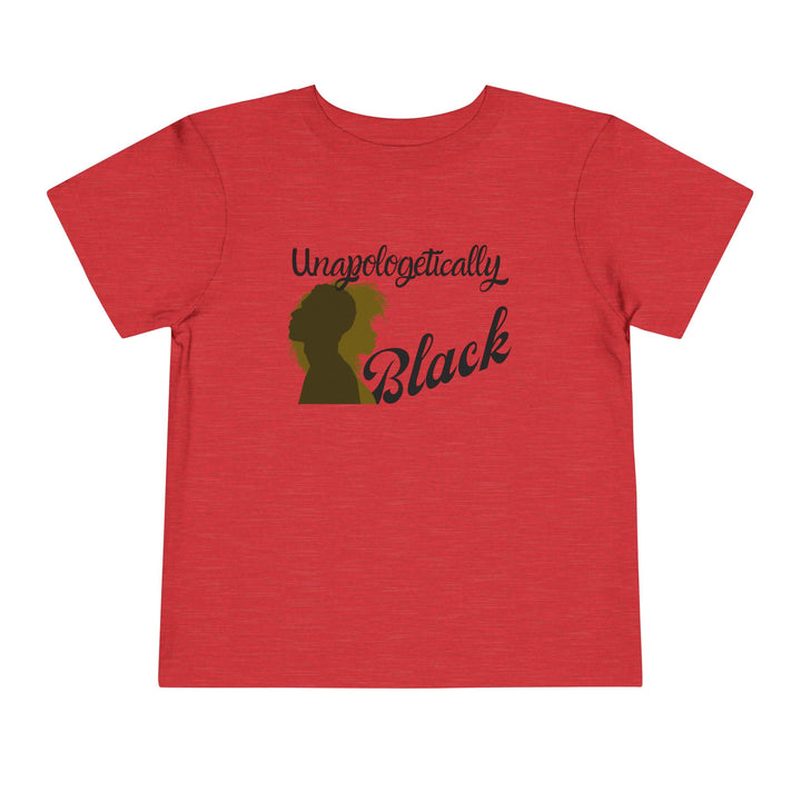 Empower your toddler with our unapologetically black pride tee for unity and strength.