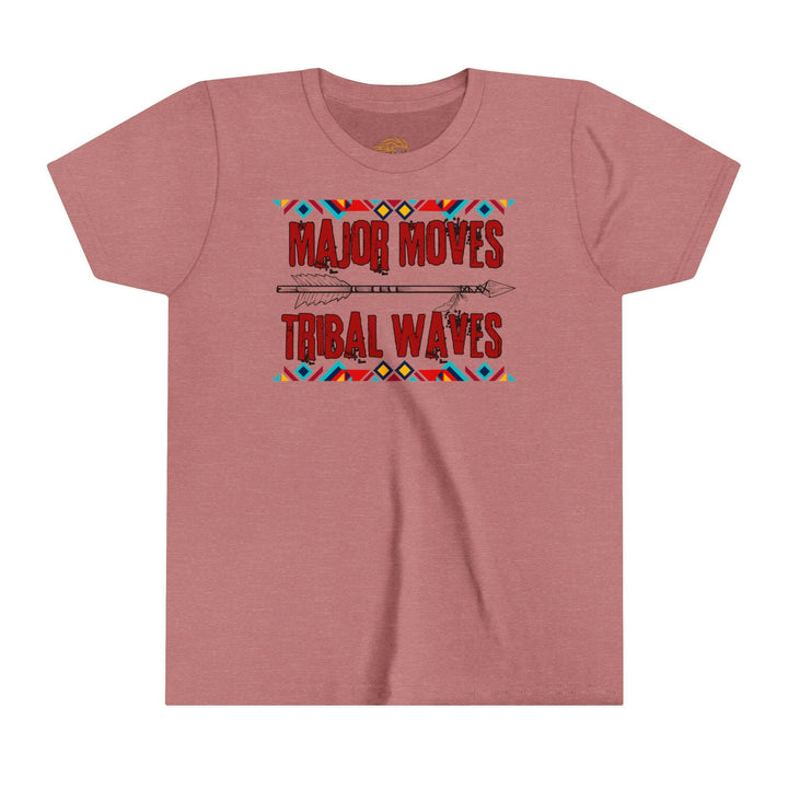 Youth Tee - Major Moves Tribal Waves Graphic Shirt - MKCM Modern Designs