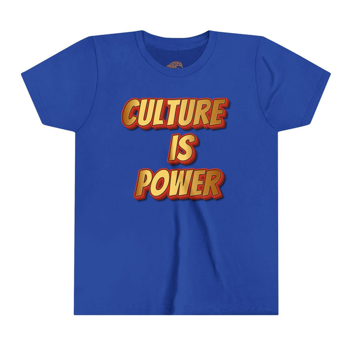 Youth Tee - Culture is Power Bold Graphic Shirt - MKCM Modern Designs