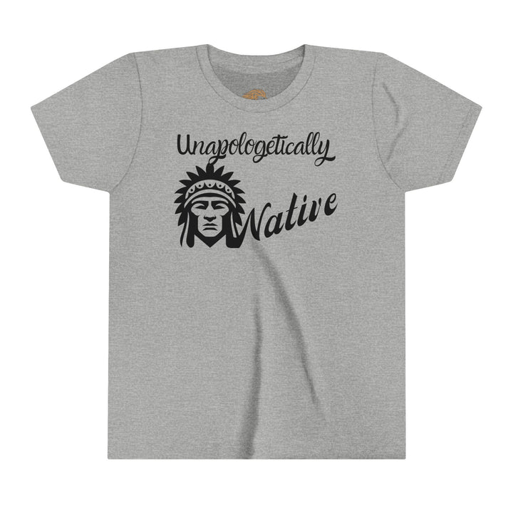 Unapologetically Native Indigenous Youth Tee - showcasing unity, pride and empowerment