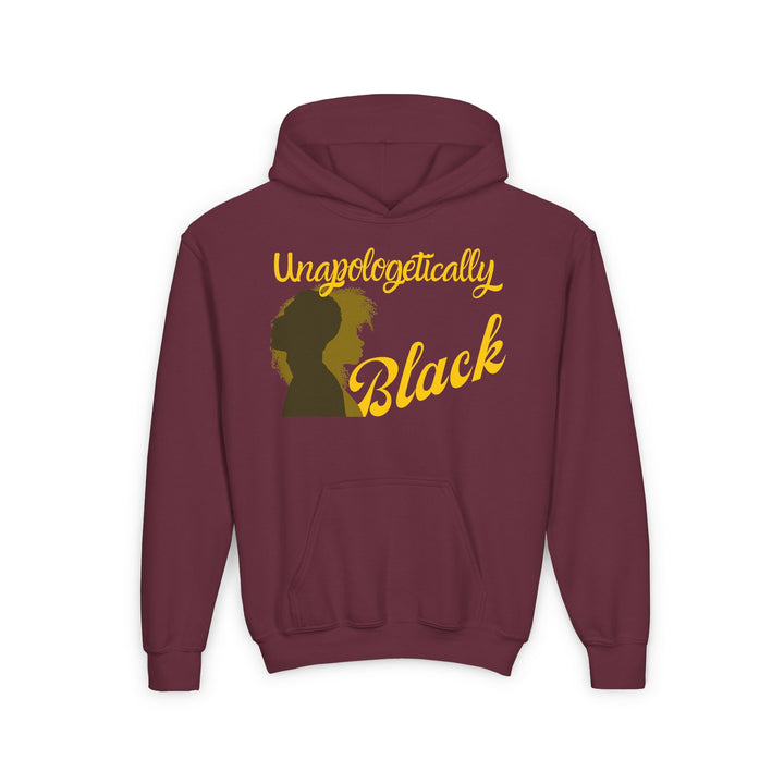 Unapologetically Black pride and culture empowerment for youth hoodie identity