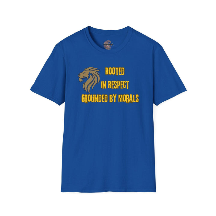 'Rooted in Respect Grounded by Morals' T-Shirt.