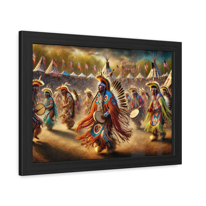 Native American PowWow Framed Art.