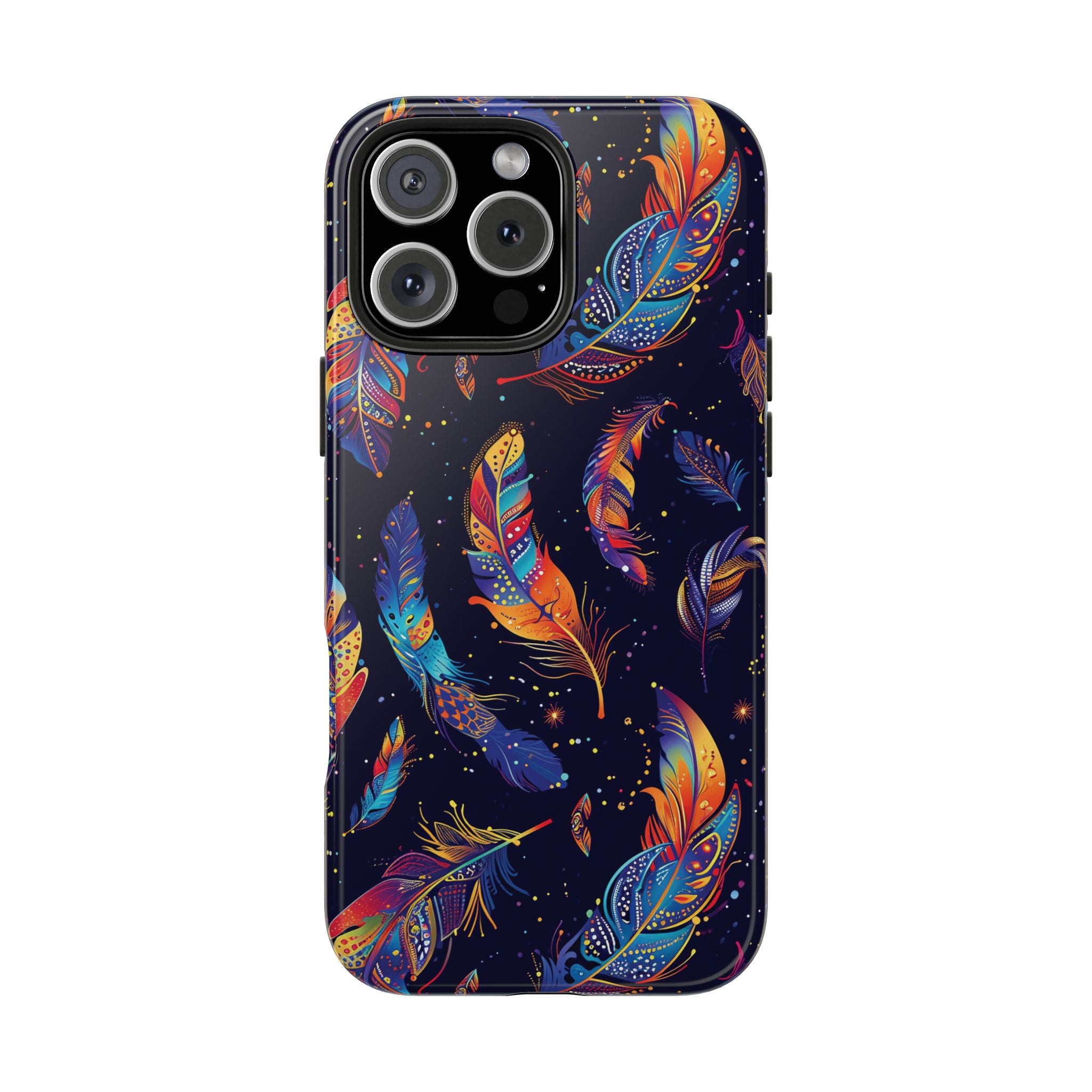Native American Feather Tough Phone Case – Tribal Protection with Meaning for iPhone & Samsung