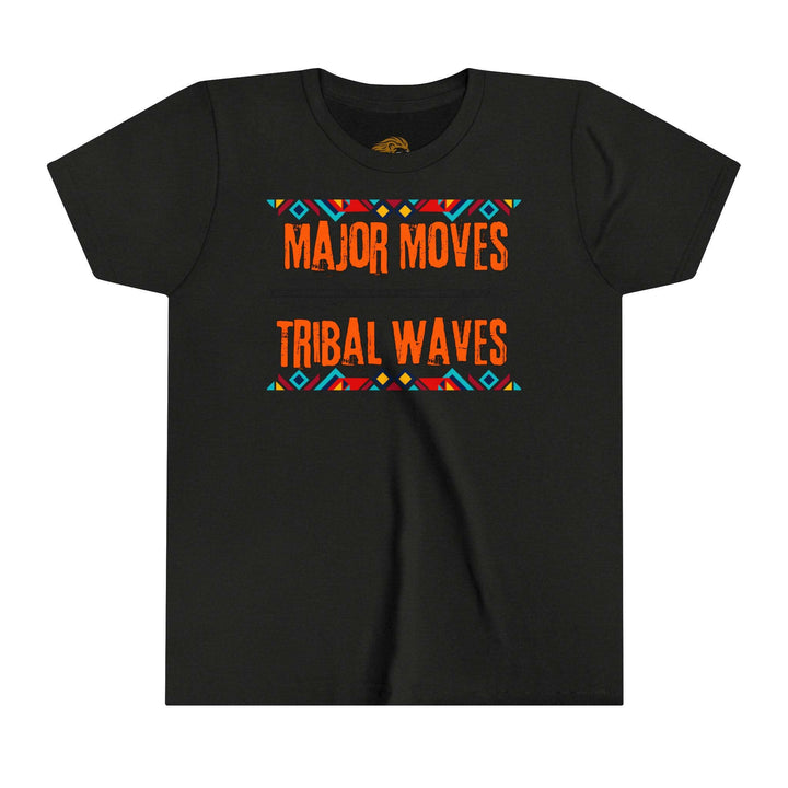 Youth Tee - Major Moves Tribal Waves Graphic Shirt - MKCM Modern Designs