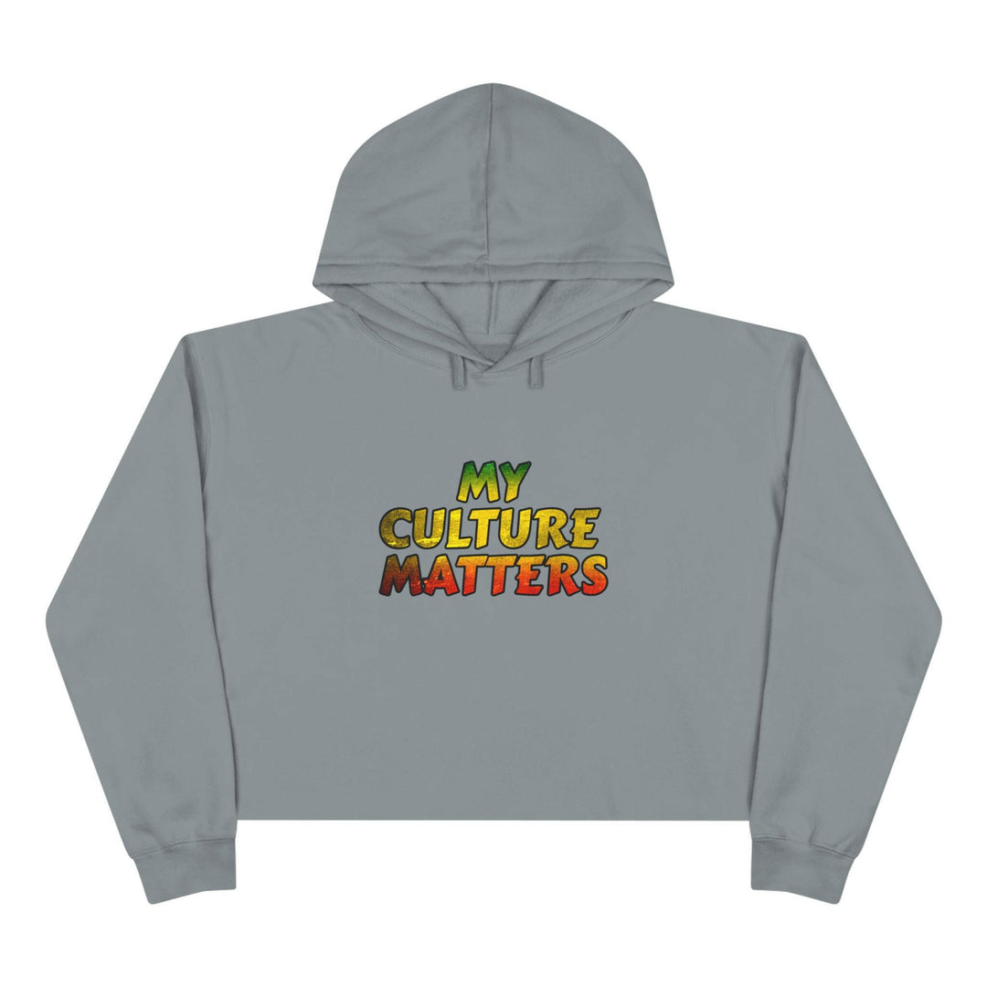 Rasta My Culture Matters Crop Hoodie - MKCM Modern Designs