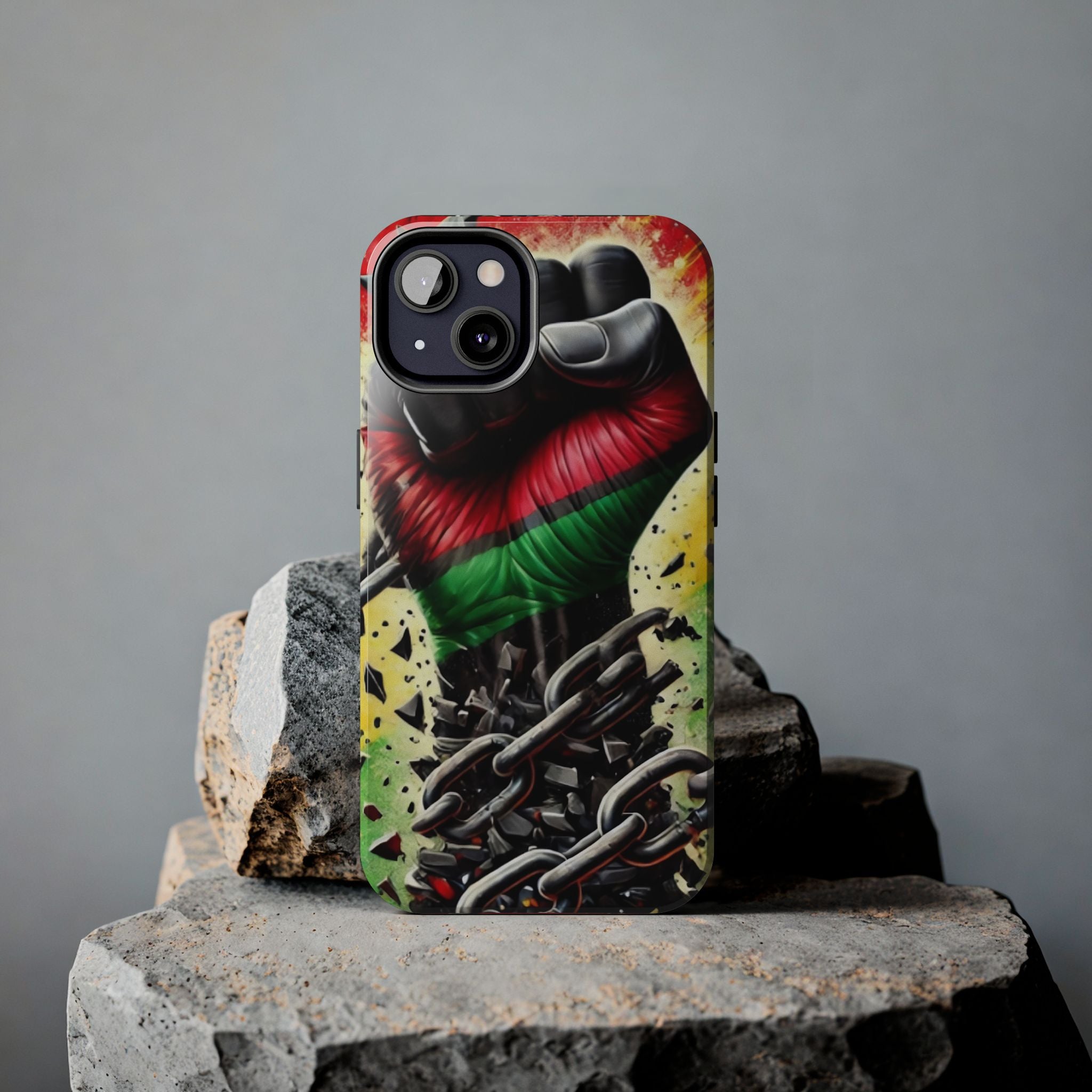 Raised Fist Black Empowerment Phone Case – Melanin Power Protection for iPhone & Samsung