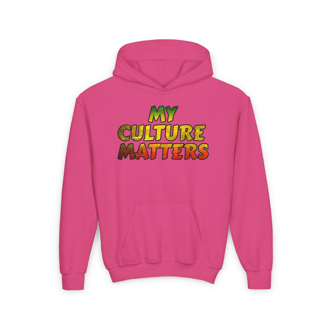 ALT Tag: Rasta Culture Youth Hoodie - Celebrate My Culture Matters with Stylish Apparel