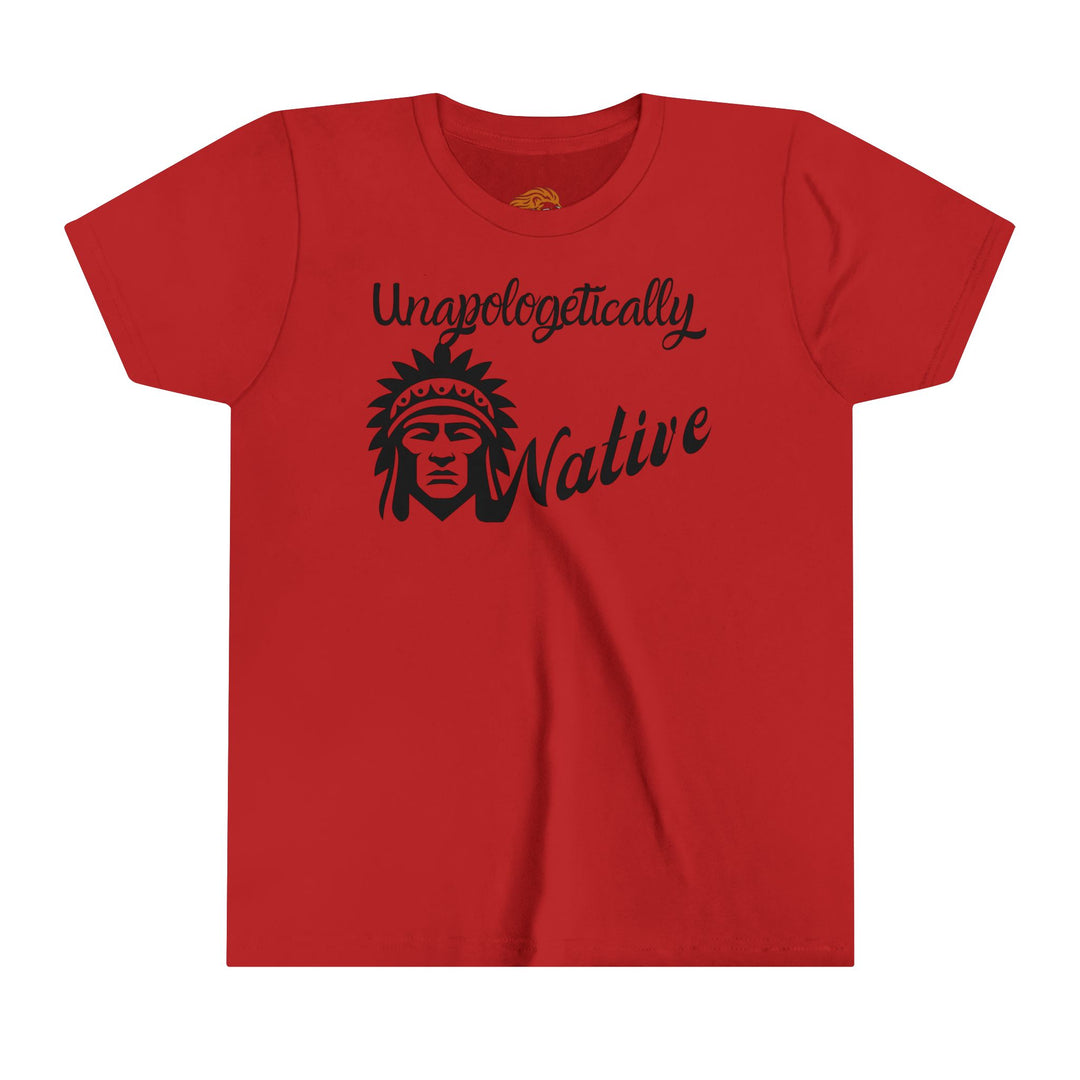 Unapologetically Native Indigenous Youth Tee - showcasing unity, pride and empowerment