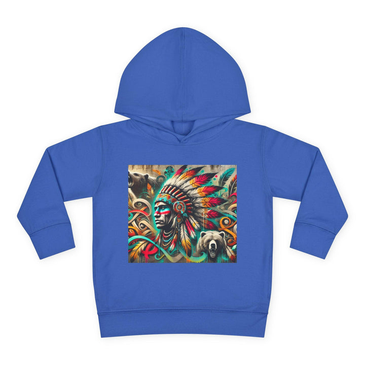 Tribal Guardian toddler hoodie with unique tribal design, perfect for stylish kids