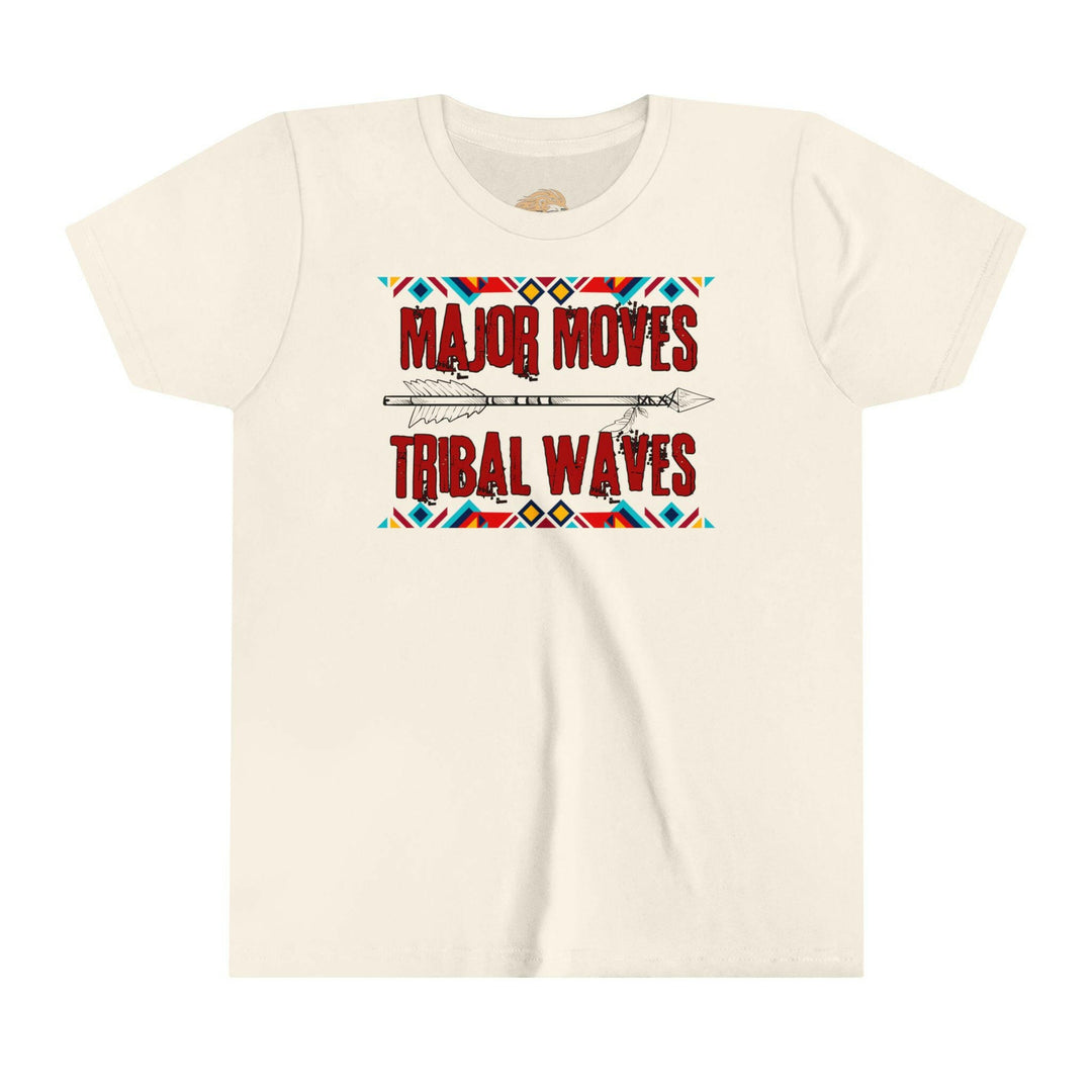 Youth Tee - Major Moves Tribal Waves Graphic Shirt - MKCM Modern Designs