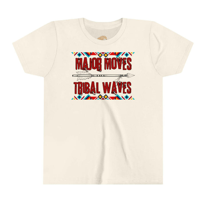 Youth Tee - Major Moves Tribal Waves Graphic Shirt - MKCM Modern Designs