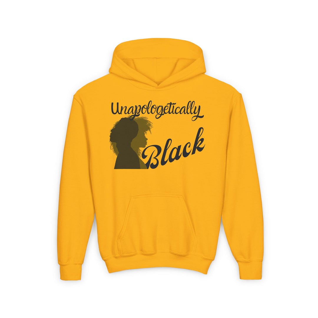 Unapologetically Black pride and culture empowerment for youth hoodie identity