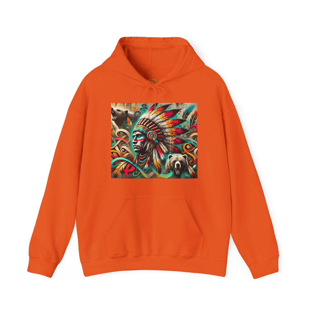 Empower your style with a Tribal Guardian Hoodie, embracing Indigenous culture and cultural pride.