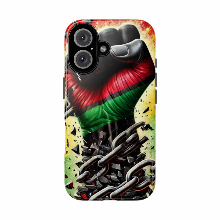 Bold Raised Fist Tough Phone Case.