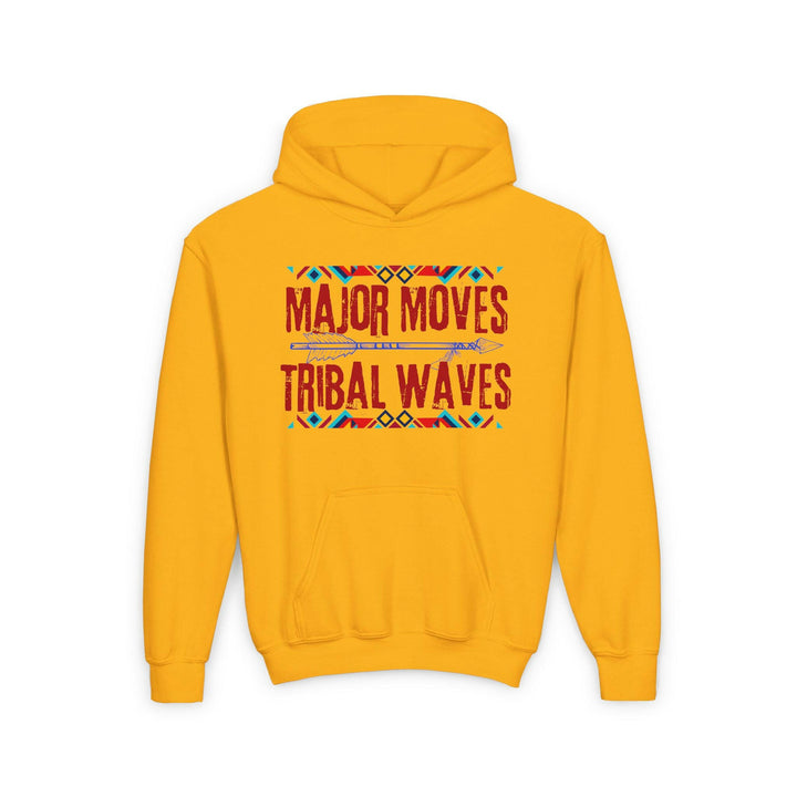 Elevate your style with major moves in this youth hoodie - a cultural heritage piece to make a statement!