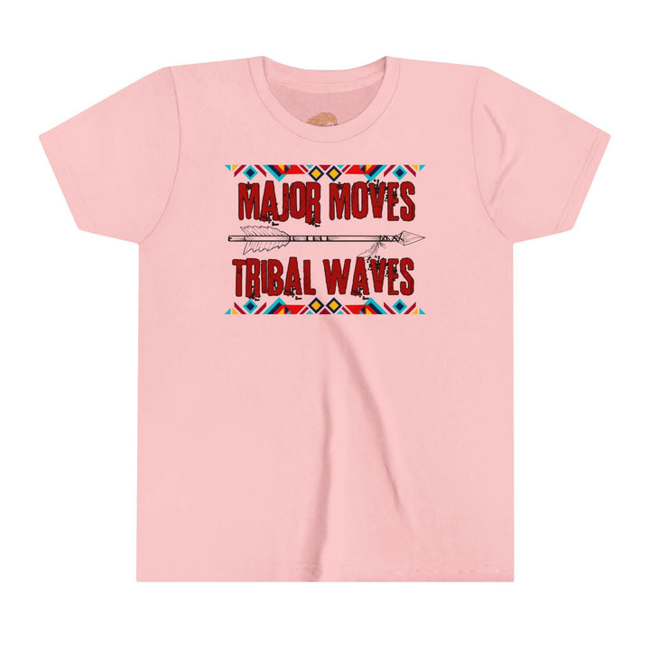 Youth Tee - Major Moves Tribal Waves Graphic Shirt - MKCM Modern Designs