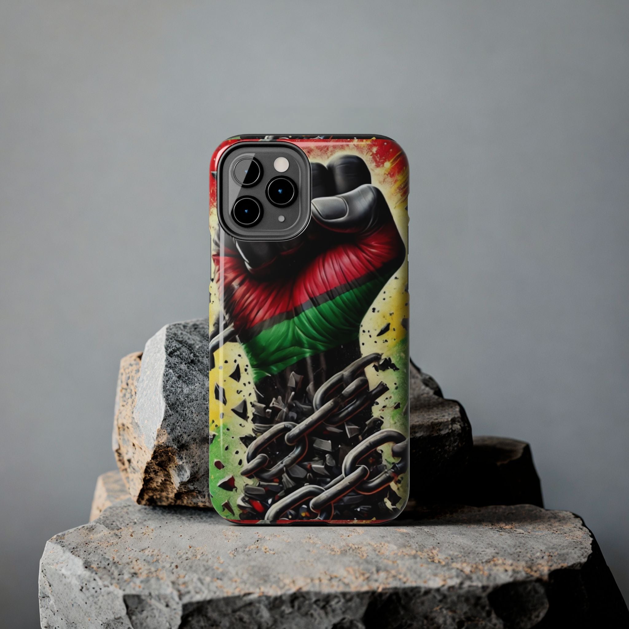 Raised Fist Black Empowerment Phone Case – Melanin Power Protection for iPhone & Samsung