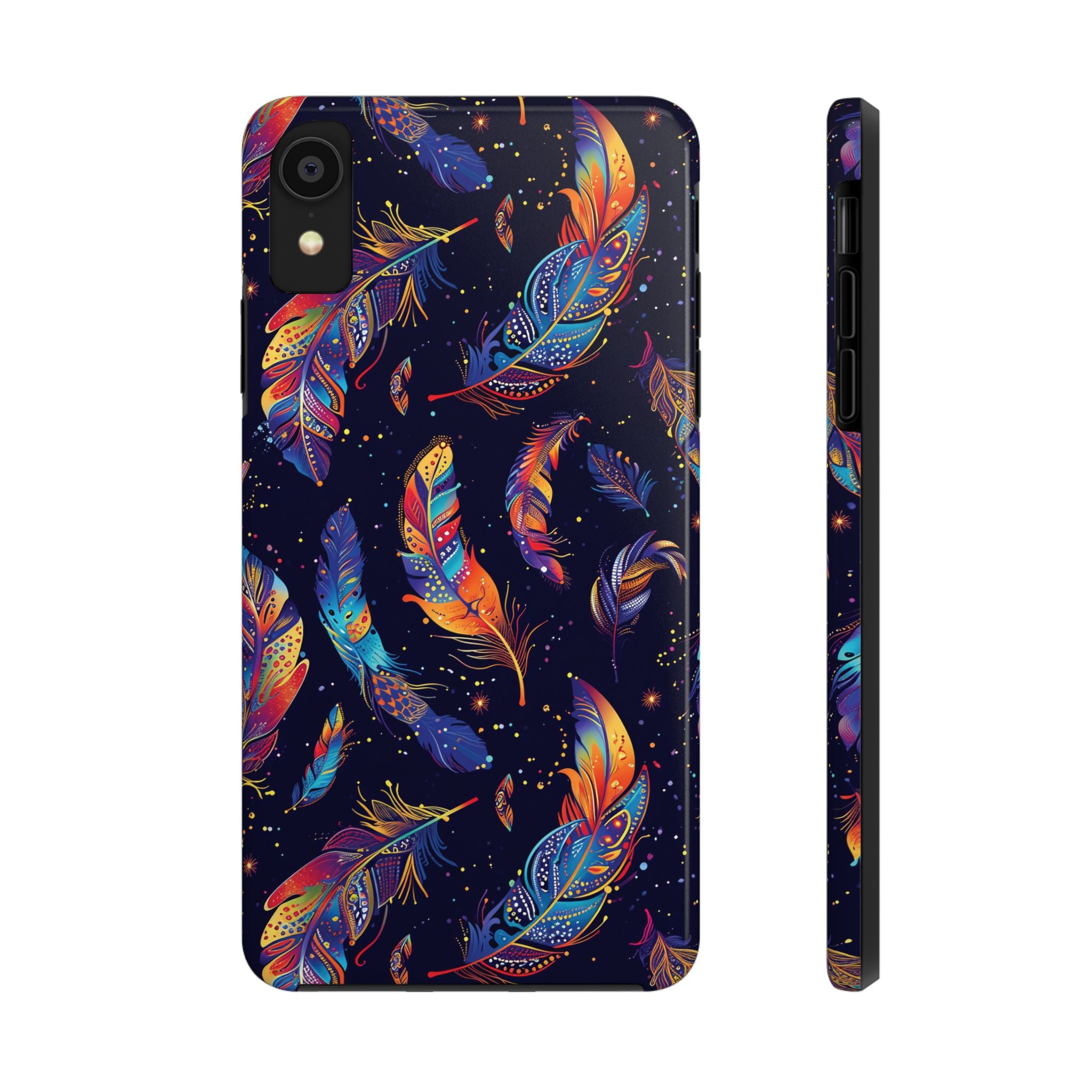Native American Feather Tough Phone Case – Tribal Protection with Meaning for iPhone & Samsung