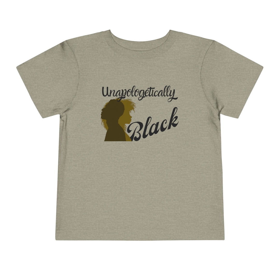 Empower your toddler with our unapologetically black pride tee for unity and strength.