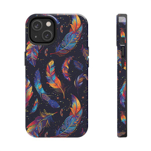 Native American Feather Tough Phone Case – Tribal Protection with Meaning for iPhone & Samsung